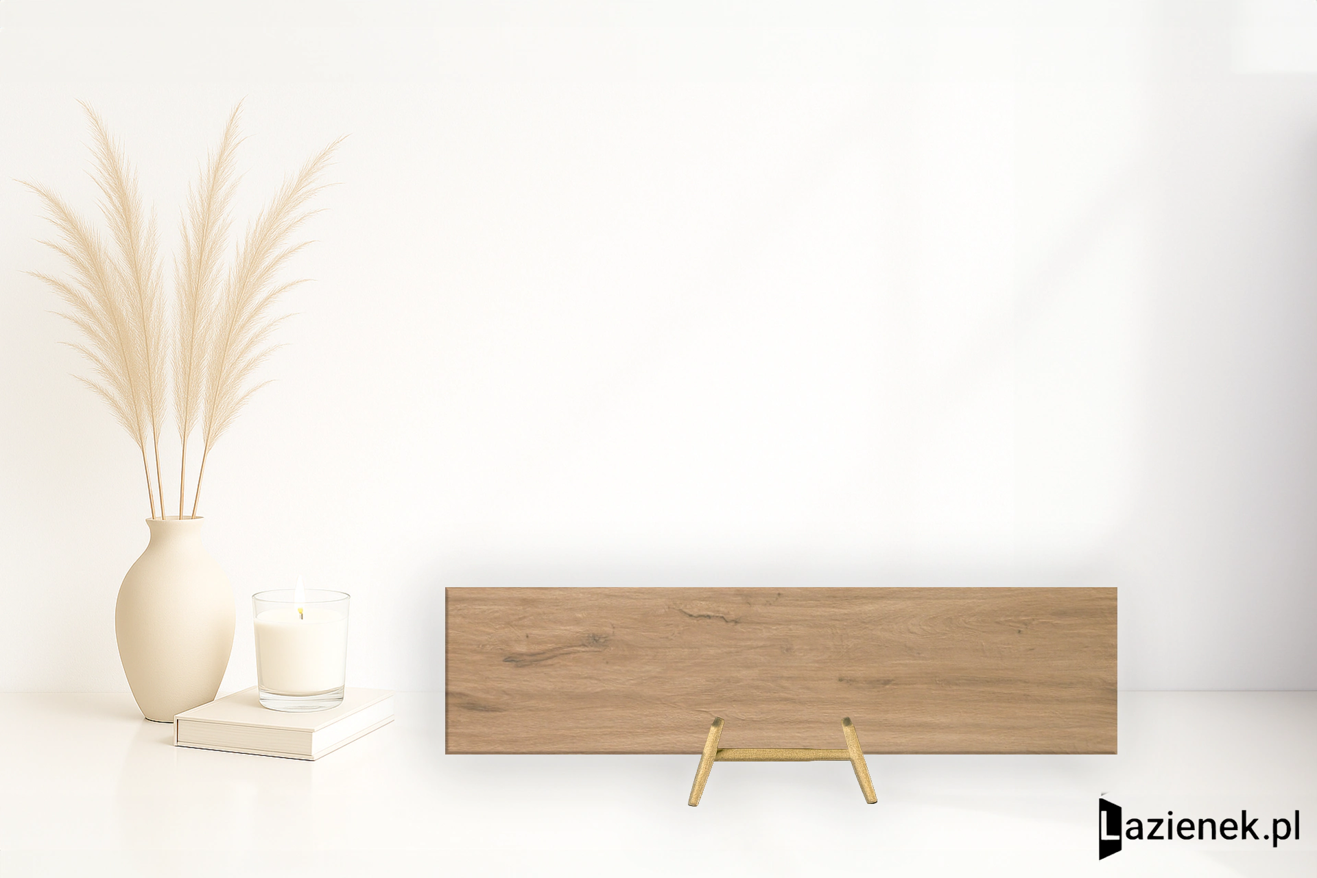 Casalgrande Padana Tavolato Marrone Chiaro błyszcząca 30x120 cm gr. 9 mm - płytka rektyfikowana/3940443